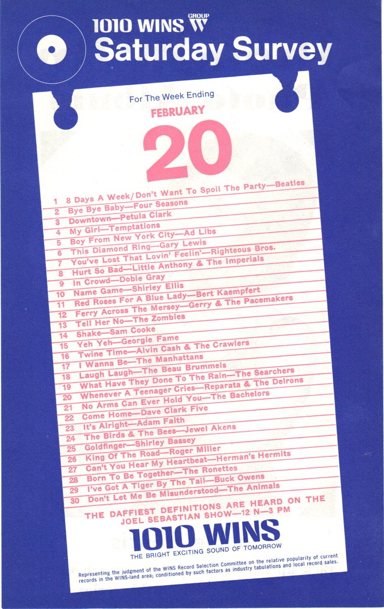WINS Paul Sherman July 9, 1962 1 CD