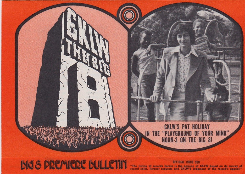 CKLW Pat Holiday 8/7/73 1 CD