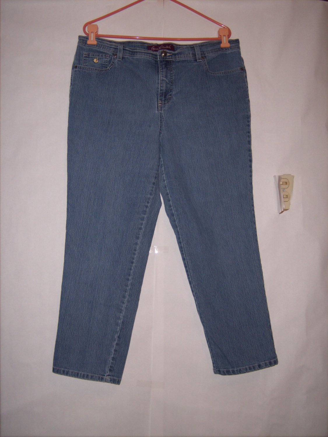 Gloria Vanderbilt Amanda Blue denim Jeans size 18W tappered Classic rise