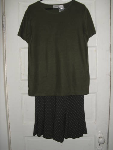 WOMENS LIZ BAKER SKIRT SET SIZE S VERY CUTE