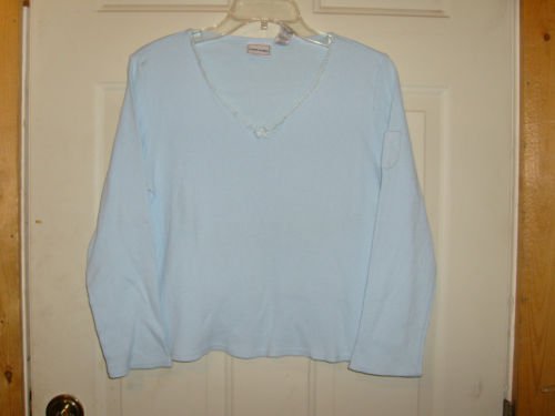 WOMENS BOBBY BROOKS TOP SIZE M/M 10/12 LONG SLEEVE