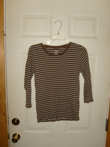 WOMEN'S AUSTIN CLOTHING CO. TOP SIZE MEDIUM LONG SLEEVE