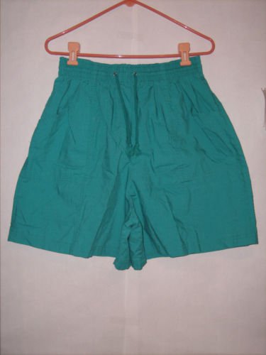Simply Basic Aqua Blue Cotton Shorts size XL