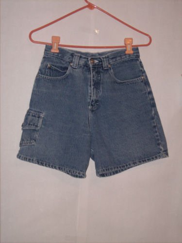 Nick & Sarah Blue Denim Cargo Jean Shorts Size 7/8