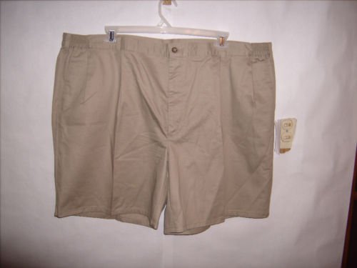 Men's Haggar Clothing Co. Khaki Tan Shorts size 49 EUC