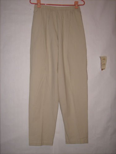 Sunbelt Beige Stretch Waist Dress Pants Size L