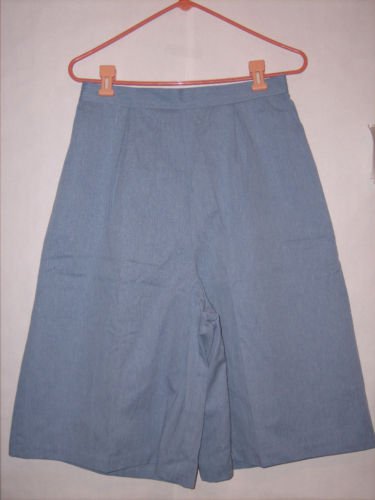 Southern Lady Blue Dress Long Shorts Size 16