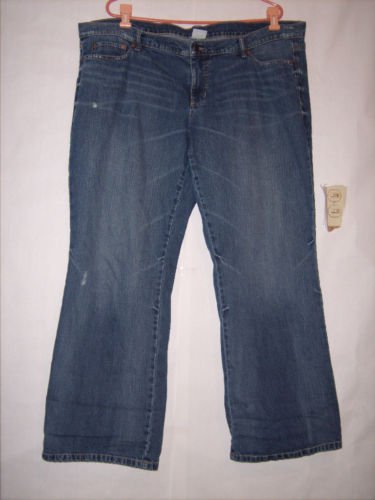 Old Navy Low Rise Waist Blue Denim Jeans size 18 EUC