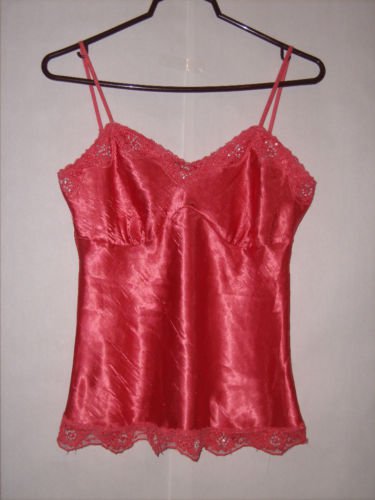 Studio Y pink Spaghetti Strap Blouse Top size M EUC