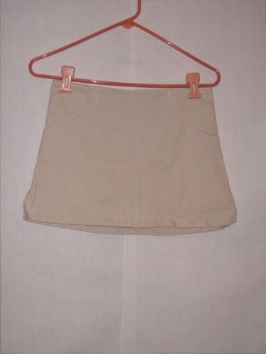 Duck Head Beige Khaki Mini Skirt size 5 Juniors
