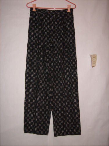 Hunt Club black/white Lounge Casual Pants size L