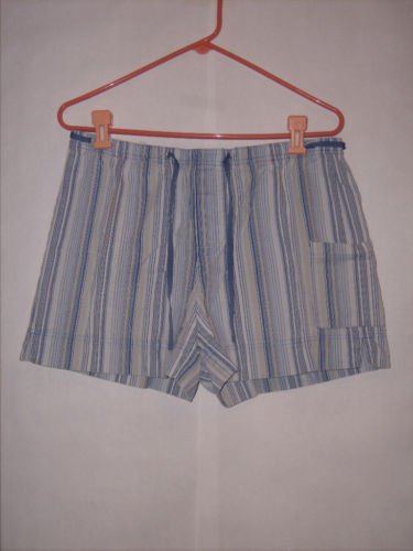 Faded Glory Stripe Print Short Shorts size M
