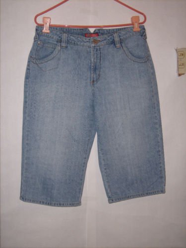 Faded Glory Originals Blue Denim Jean Capris size 12