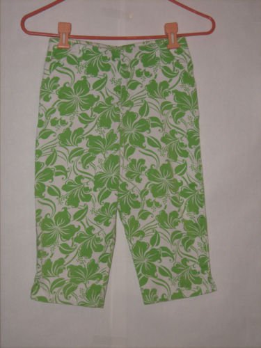 Girl's Christie Brooks Floral Print Capris Size 12