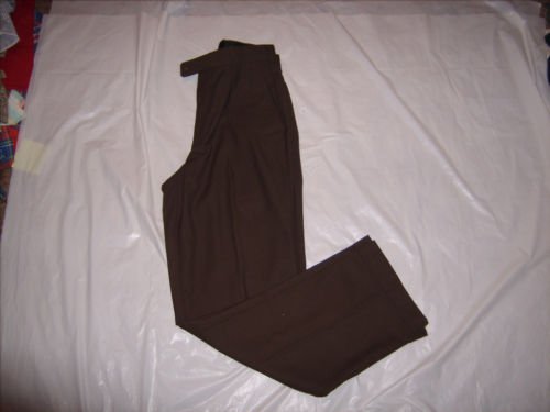 George Brown Pleated Cuffed Dress Pants size 30x32 EUC