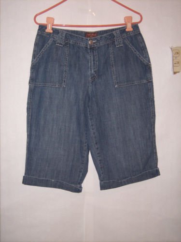 Duck Head Blue Denim Jean Capris size 12P EUC
