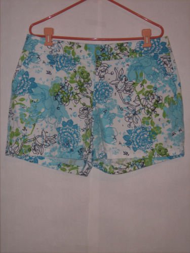 Fashion Bug Floral Print Shorts size 16 Cute