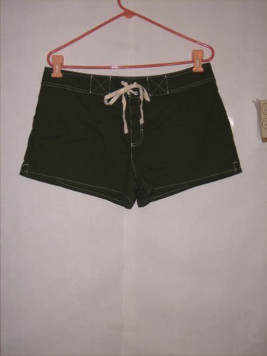 Catalina Green Cotton Short Shorts Size L NWT
