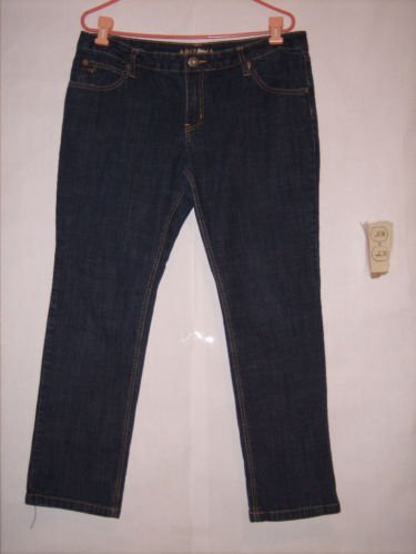 Arizona Skinny Blue Denim Jean Capris size 17 Juniors
