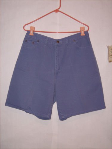 Faded Glory Lavender Denim Jean Shorts size 18 AVG