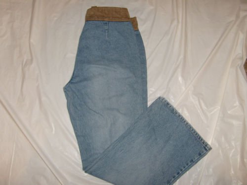 Faded Glory Flare Denim jeans Adjustible size 14 Misses