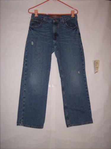 Arizona Straight Leg Denim Distressed jeans size 16 Husky 31/W