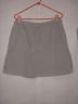 L.L. Bean Grean plaid Cotton Skort size 14 Reg with Tie Belt