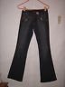 Red Ox Classic Wear Jeans Distressed Blue Denim Jeans Low rise Boot cut Size 7/8