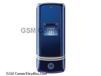 Motorola KRZR K1 (full) (cosmic blue)