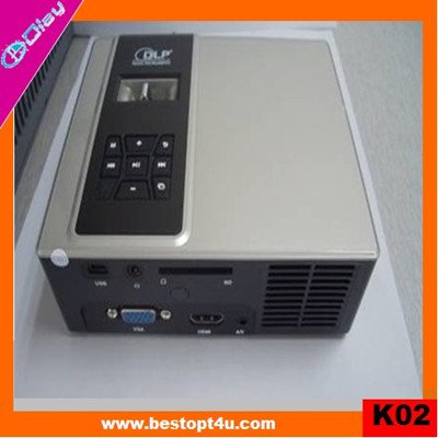 Mini DLP projector 1080p with contrast 2000:1