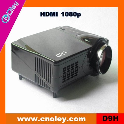Cheap home theater projector support HDMI 1080p (D9H)