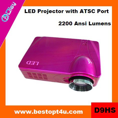 Portable hd led video projector 1080p (D9HS)