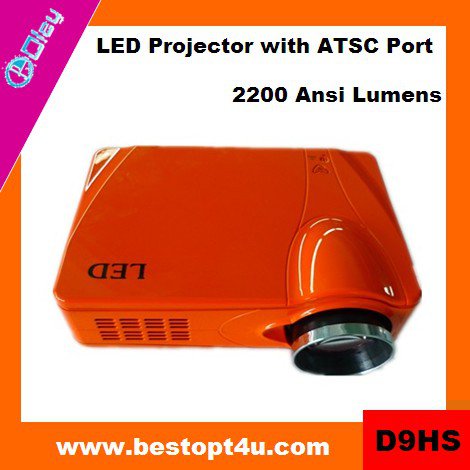 Portable hd led tv projector 1080p (D9HS)