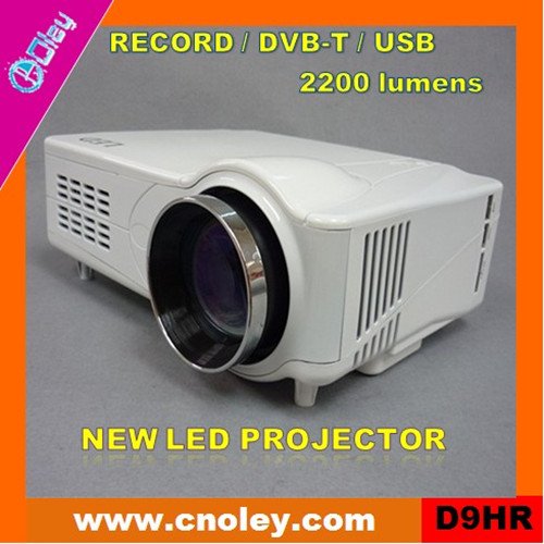 Promotion! Cheap digital tv projector with DVB-T/USB/SD (D9HR)