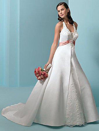 Cystom made wedding dress