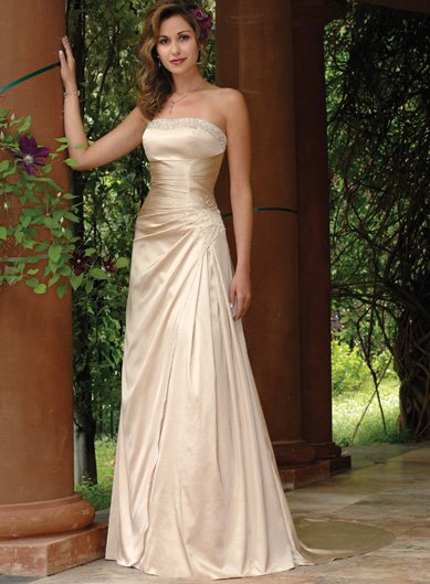 Custom made wedding dress