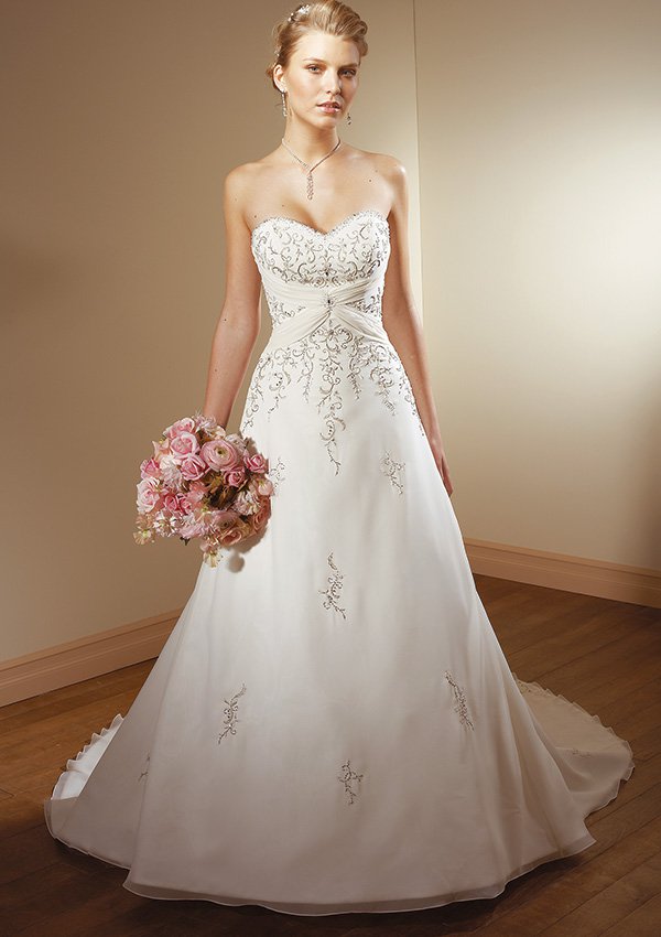 Custom made wedding dress