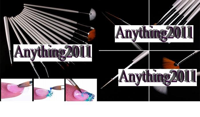 15 nail brush art set