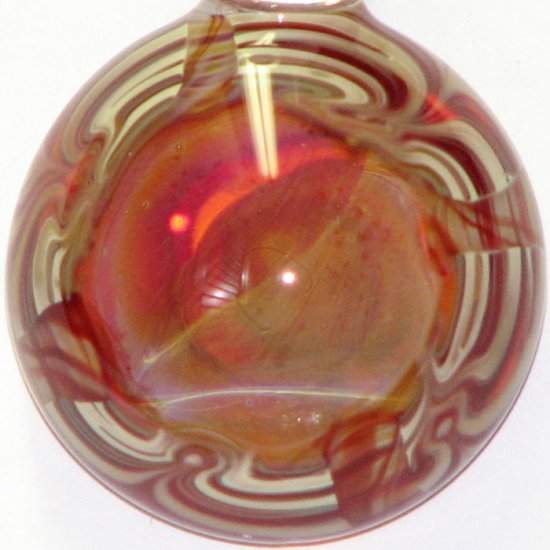 Baby Saurons Eye - handmade glass pendant