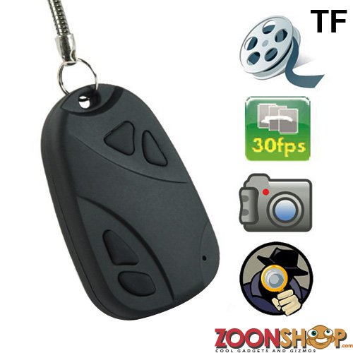 Mini Car Key Spy Camera, With USB, up to 8GB