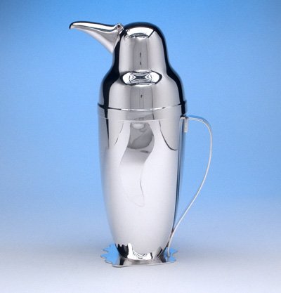 Penguin cocktail shaker