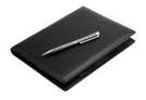 Leather date planner