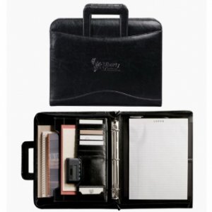 Leather presentation portfolio