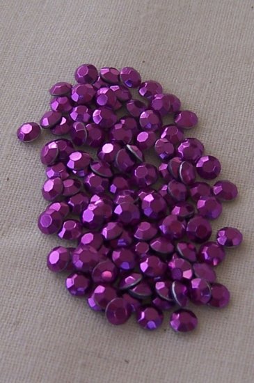 3mm Hot Fix Rhinestuds Amethyst 1gross(144pcs)