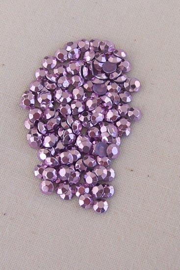 3mm Hot Fix Rhinestuds Light Amethyst 1gross(144pcs)