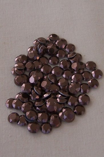 5mm Hot Fix Rhinestuds Brown 1gross(144pcs)