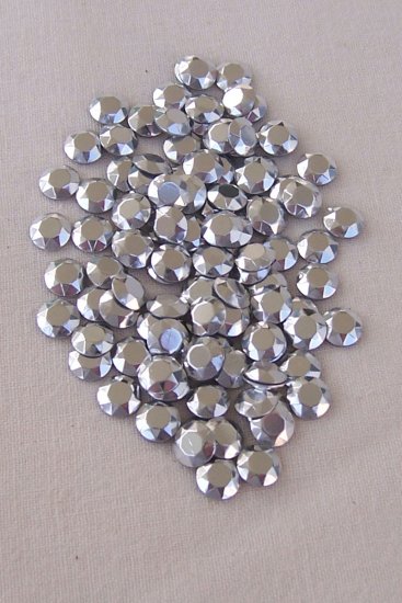 4mm Hot Fix Rhinestuds Silver 1gross(144pcs)