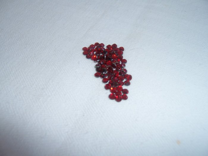 10ss (3mm) Hot Fix Rhinestones Red 1gross (144pcs)
