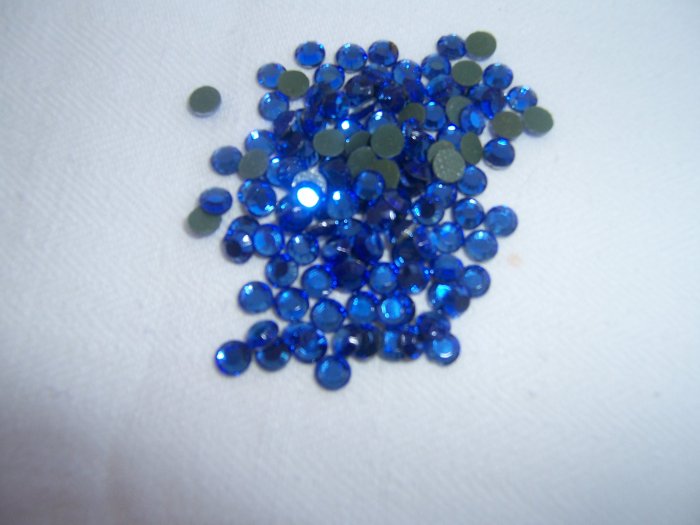 16ss (4mm) Hot Fix Rhinestones Blue 1gross (144pcs)