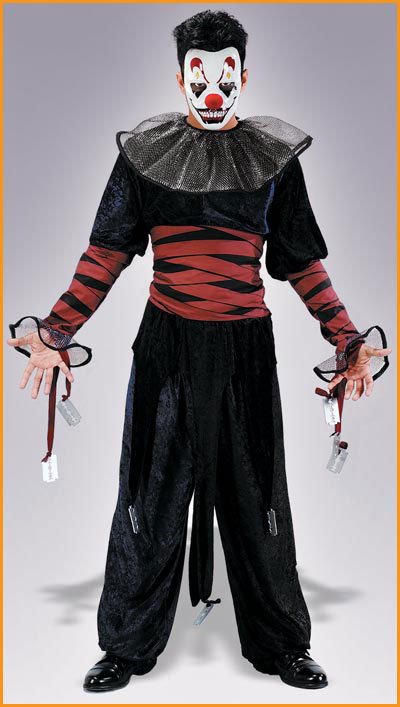 Insane Asylum "Smiley The Clown" Costume (Adult)